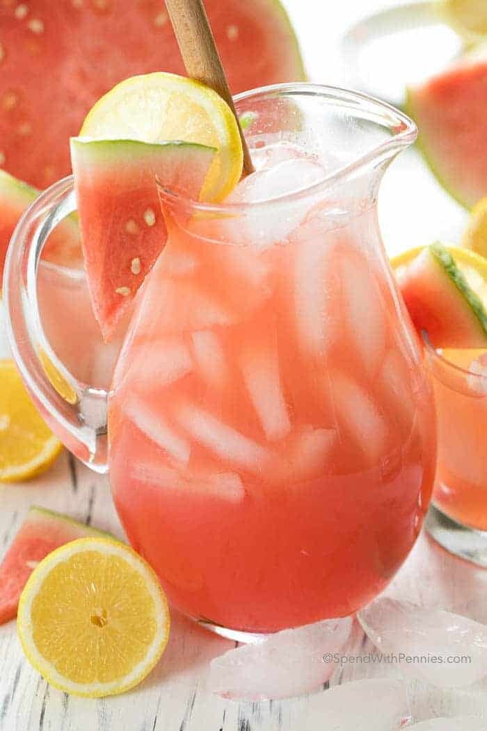 Big jug of Watermelon Lemonade