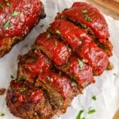 sliced Air Fryer Meatloaf